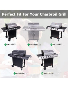 Kit de Reparación Parrilla Charbroil 4 Quemadores Acero Inoxidable 2
