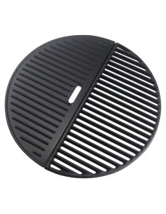 Rejilla y Plancha de Hierro Fundido Plowo para Kamado 18"