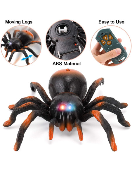 Araña Tarantula RC Liberty Imports - Juguete Inalámbrico 15.5 cm