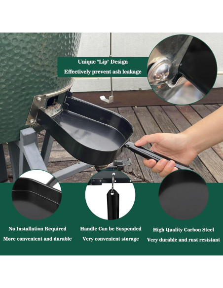Herramienta de Remoción de Cenizas Big Green Egg 45.72 cm