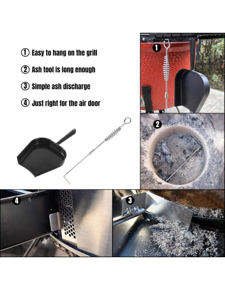 Herramienta de Remoción de Cenizas Big Green Egg 45.72 cm