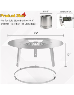 Deflector de Calor Toriexon para Fogata Bonfire 63.5 cm 2