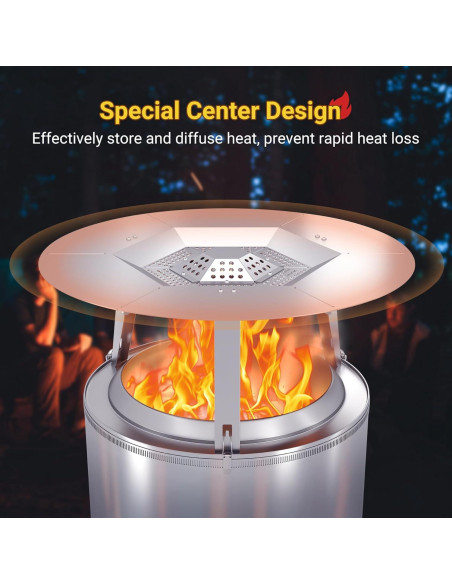 Deflector de Calor Toriexon para Fogata Bonfire 63.5 cm