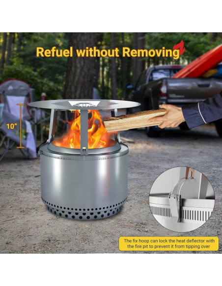 Deflector de Calor Toriexon para Fogata Bonfire 63.5 cm