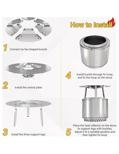 Deflector de Calor Toriexon para Fogata Bonfire 63.5 cm