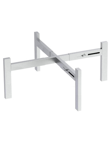 Soporte ajustable para fogata CANDANA 15-27" acero inoxidable