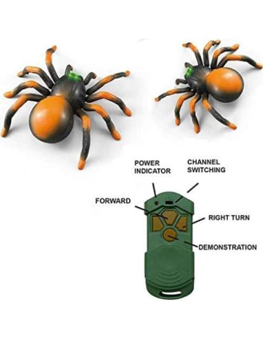 Araña Tarantula RC Liberty Imports - Juguete Inalámbrico 15.5 cm
