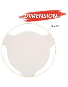 Soporte de Piedra para Pizza 46 cm Cmanzhi para Parrilla Kamado 2