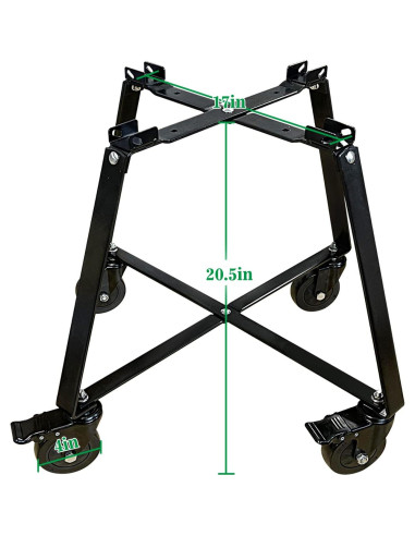 Carro Rodante FIRELOOP para Mini-Max Big Green Egg 9kg