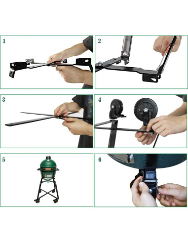 Carro Rodante FIRELOOP para Mini-Max Big Green Egg 9kg