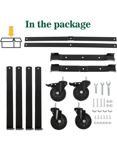 Carro Rodante FIRELOOP para Mini-Max Big Green Egg 9kg