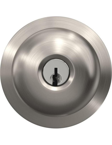 Cerradura de Entrada Schlage F51A Plymouth Niquel Satinado