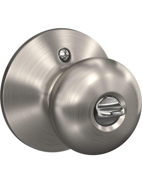 Cerradura de Entrada Schlage F51A Plymouth Niquel Satinado