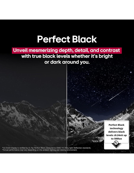 Televisor LG OLED evo AI 4K 42" C5 con Dolby Atmos y HDR10