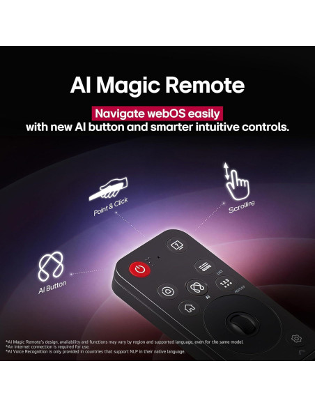 Televisor LG OLED evo AI 4K 42" C5 con Dolby Atmos y HDR10