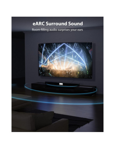 Cable HDMI Ultra Delgado Stouchi 1.5m 8K 48Gbps eARC HDR