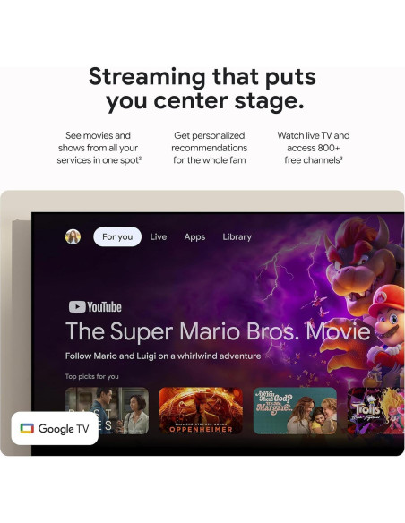 Transmisor Google TV 4K Ultra HD 32 GB Wi-Fi HDR Transmisor Google TV 4K Ultra HD 32 GB Wi-Fi HDR