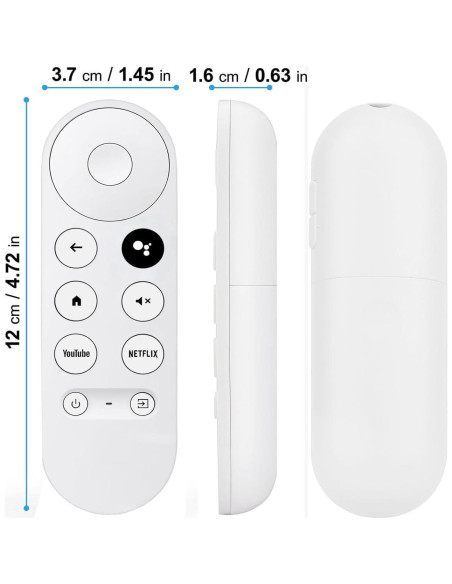 Control Remoto de Reemplazo AIEHM para Chromecast Google TV