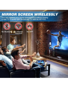 Adaptador Inalámbrico HDMI Myteaworld 4K Compacto 59g 2