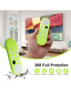 Funda de Silicona Antideslizante para Control Remoto Chromecast 2020 2