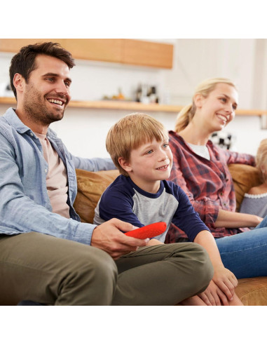 Cubierta de Silicona DUOLAXMENG para Control Remoto Google TV HD/4K