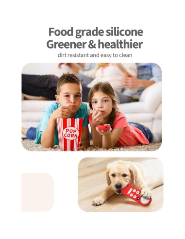 Cubierta de Silicona DUOLAXMENG para Control Remoto Google TV HD/4K