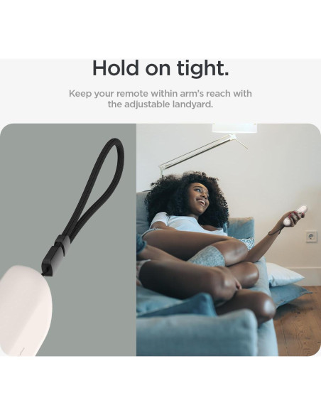 Funda de Silicona Spigen para Control Remoto Google TV 4K - Porcelana