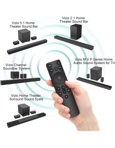 Control Remoto Semote V21 para Barra de Sonido Vizio 2.1/5.1 2