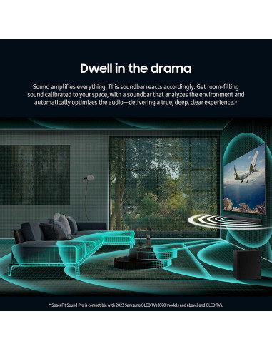 Barra de Sonido Samsung HW-Q700C 3.1.2ch Dolby Atmos Inalámbrica