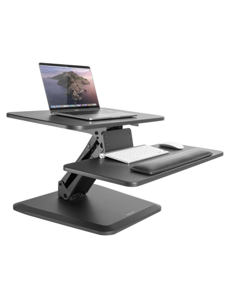 Mount-It! Convertidor de Escritorio de Pie Ajustable Negro 43.4 cm