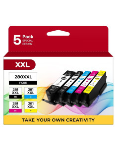 Cartucho de Tinta MIOLAINZ PGI-280 XXL / CLI-281 XXL 5 Colores