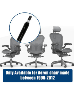 Cilindro de Gas Neumático BROODAY para Silla Aeron 15.24 cm 2