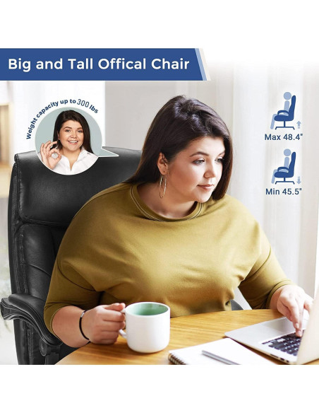 Silla de Oficina Ejecutiva DUMOS Reclinable con Descansabrazos