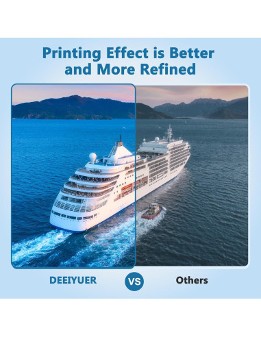 Botellas de Tinta Color 502 DEEIYUER para Impresoras EcoTank