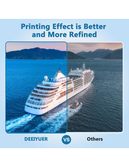 Botellas de Tinta Color 502 DEEIYUER para Impresoras EcoTank