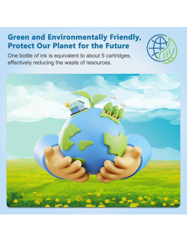 Botellas de Tinta Color 502 DEEIYUER para Impresoras EcoTank