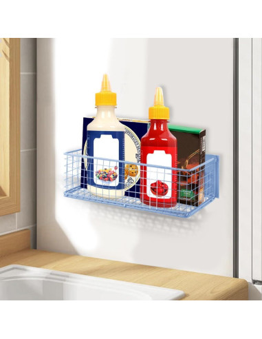 Estante Magnético Kakalote para Especias 25x10x8cm Azul
