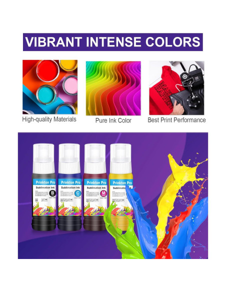 Tinta de Sublimación Autofill Prinkton Pro 400ml para Epson