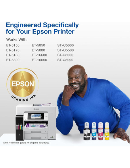 Tinta Epson EcoTank Amarillo 70.2 ml T542420-S para ET-5150/ET-5800