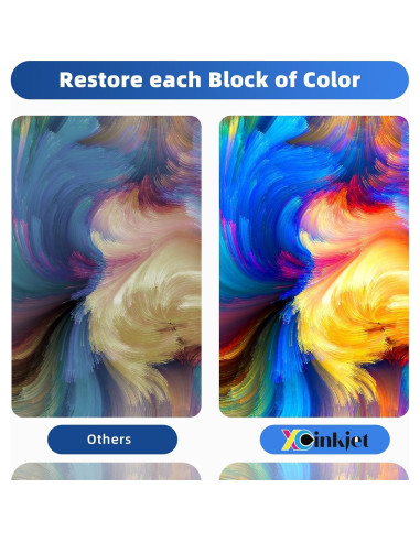 Botellas de Tinta 522 Xcinkjet para Epson EcoTank 70ml (2BK C M Y)