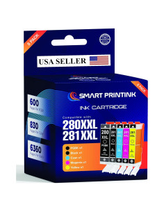 Cartuchos de Tinta Canon PGI-280 CLI-281 XXL 5 Piezas