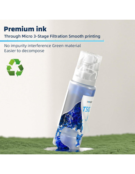 Botellas de Tinta Recarga OFFICENTER T502 para Ecotank 140ml