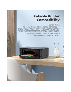 Cartuchos de Tinta Compatible Canon PGI-280XXL CLI-281XXL Paquete de 6 2