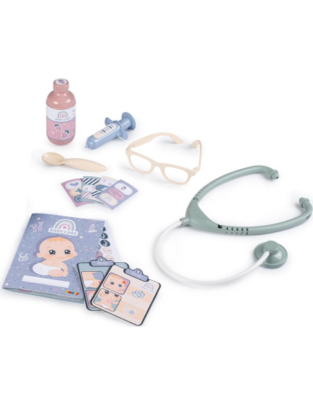 Maletín de Cuidado de Bebés Smoby - Juguete Pediatra 19 Accesorios