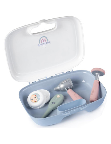 Maletín de Cuidado de Bebés Smoby - Juguete Pediatra 19 Accesorios
