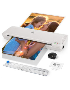 Laminadora Térmica A3 Zyerch 7 en 1 con 40 Fundas
