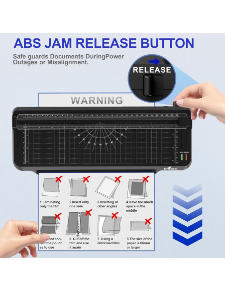 Máquina de Laminado OFITECH OL292Q 9" con 40 Hojas A4 A5 A6