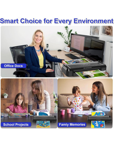 Máquina de Laminado OFITECH OL292Q 9" con 40 Hojas A4 A5 A6