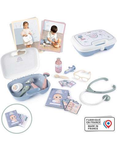 Maletín de Cuidado de Bebés Smoby - Juguete Pediatra 19 Accesorios
