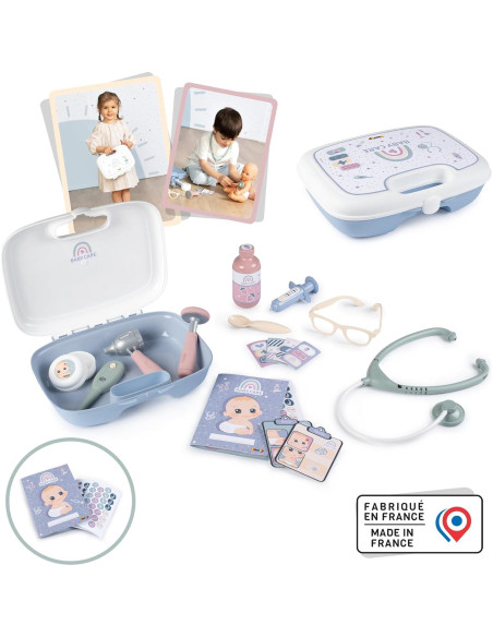 Maletín de Cuidado de Bebés Smoby - Juguete Pediatra 19 Accesorios